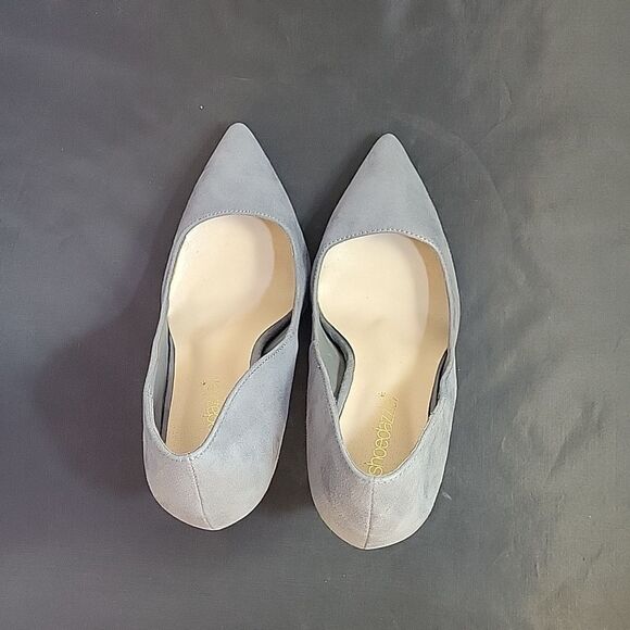 SHOEDAZZLE SUEDE POINTED TOE DRESS PUMPS STILETTO HIGH HEELS - Picture 10 of 14